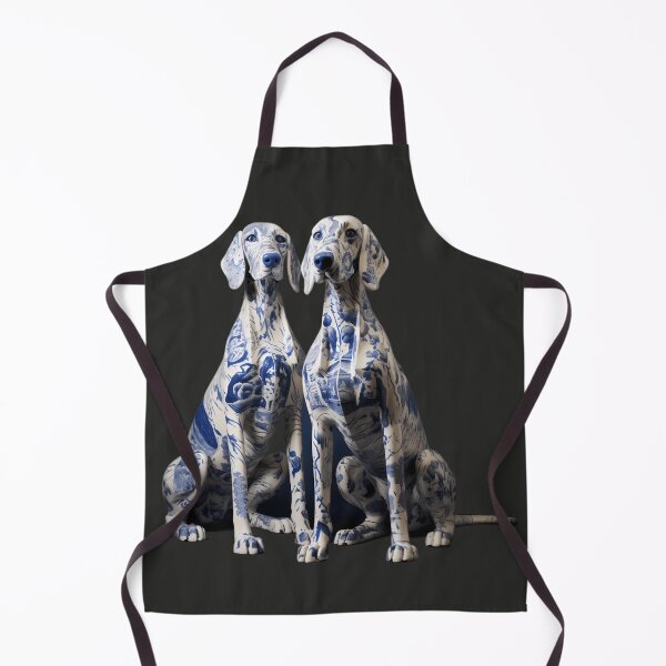 Item preview, Great Danes with blue willow style design designed and sold by Kristylynn757.