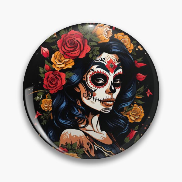 Item preview, Day of the Dead Maiden Vector Art 9 designed and sold by eyestetix.