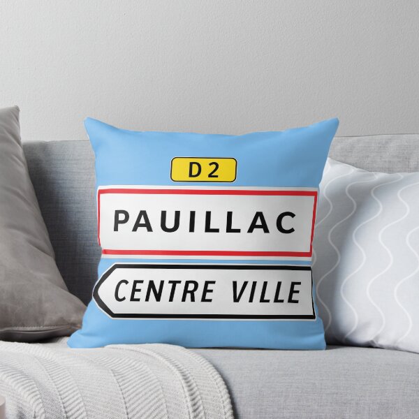 Item preview, Pauillac, France Village Road Sign designed and sold by travelwitheric.