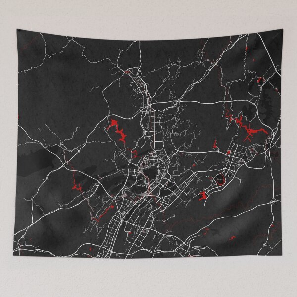 Item preview, Zunyi City Map of Guizhou, China - Oriental designed and sold by deMAP.