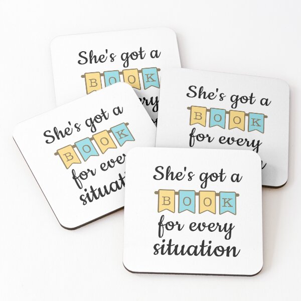 Item preview, She's got a book for every situation designed and sold by We Grow.