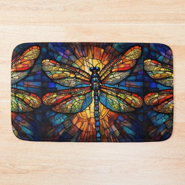 Artikelvorschau, Libelle-Buntglas-Kunst entworfen und verkauft von druidwolfart.