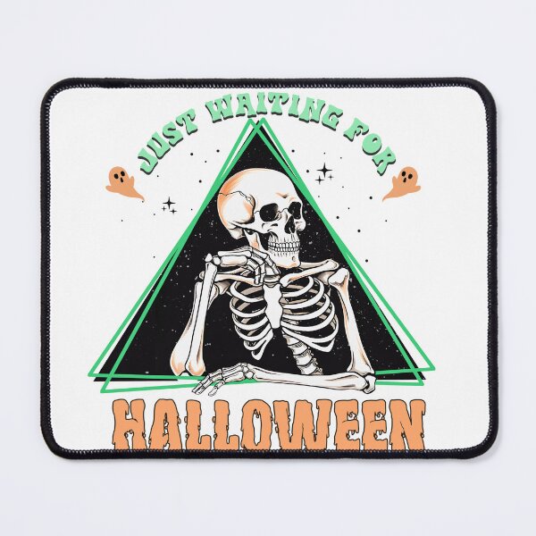 Item preview, Just Waiting for Halloween, Happy Halloween | Whimsical Autumn and Halloween Delights Collection designed and sold by Ali Doodles.
