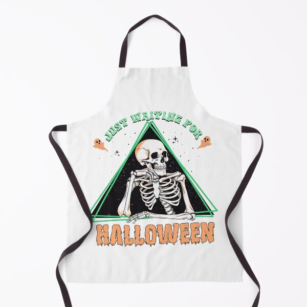 Item preview, Just Waiting for Halloween, Happy Halloween | Whimsical Autumn and Halloween Delights Collection designed and sold by Ali Doodles.