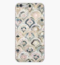 Art Deco Marble Tiles in Soft Pastels iPhone Case
