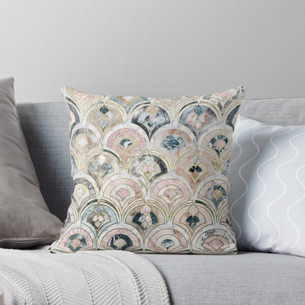 Item preview, Art Deco Marble Tiles in Soft Pastels designed and sold by micklyn.