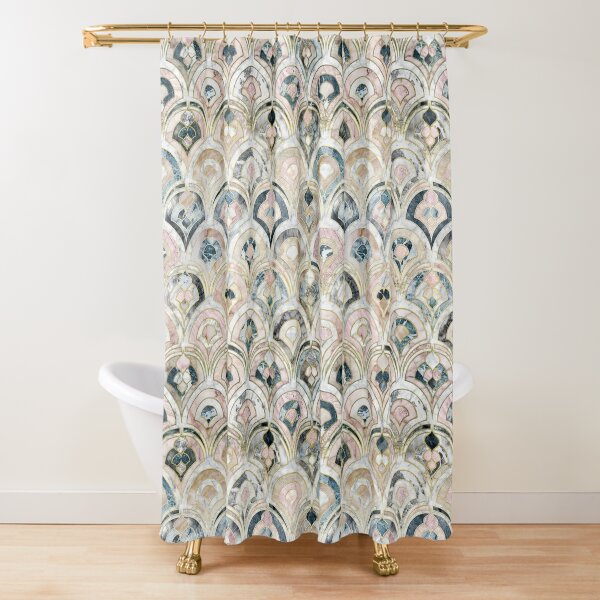  Hoisy Art Deco Shower Curtain, Bathroom Purple Curtains  Dandelion Purple Size 120x180CM Shower Curtains for Bathroom : Home &  Kitchen