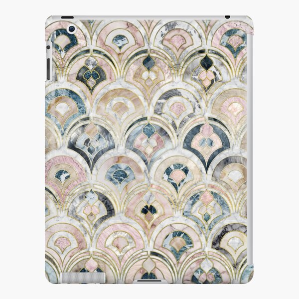 Art Deco Marble Tiles in Soft Pastels iPad Snap Case