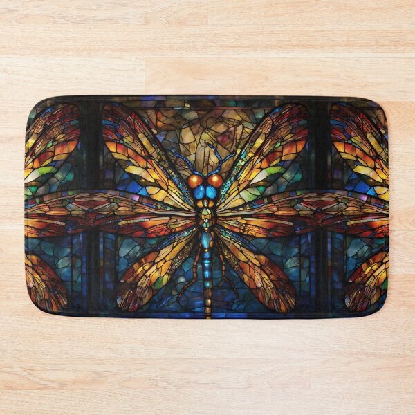 Artikelvorschau, Libelle-Buntglas-Kunst entworfen und verkauft von druidwolfart.