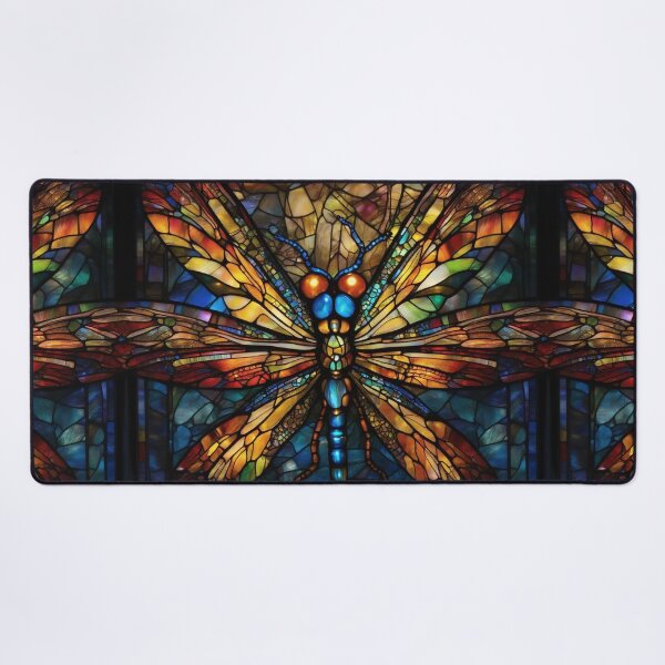 Item preview, Dragonfly Stained Glass Art designed and sold by druidwolfart.