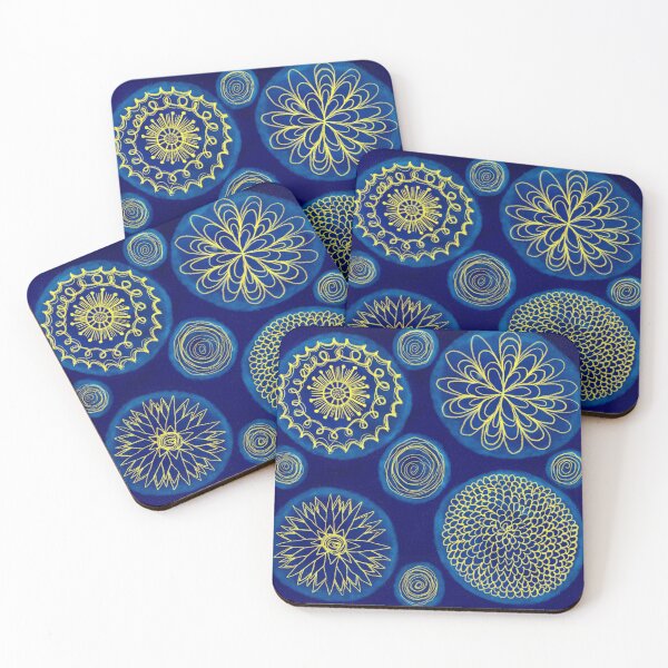 Item preview, Gold & Blue designed and sold by Leanne Morin.