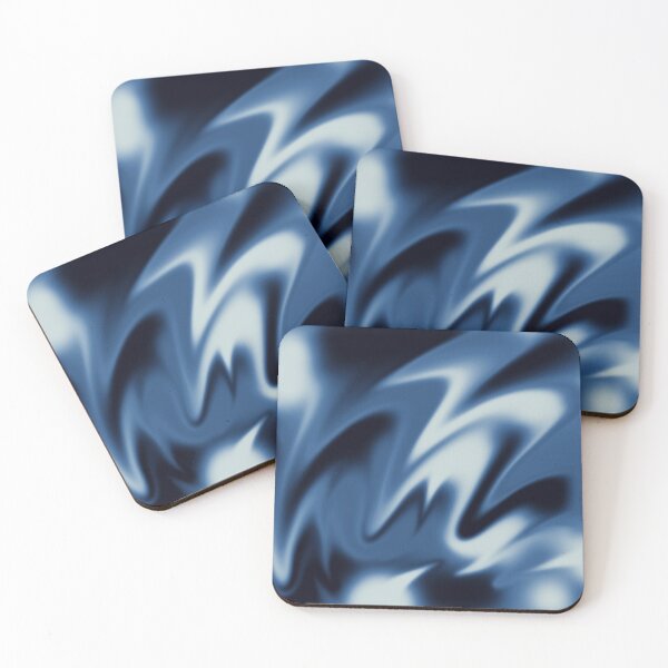Item preview, Black and white blue marble gradient pattern designed and sold by Pattrenonly.