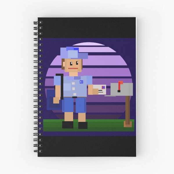 Item preview, Mailman Pixel Cube Delivery designed and sold by Sparkleweather.