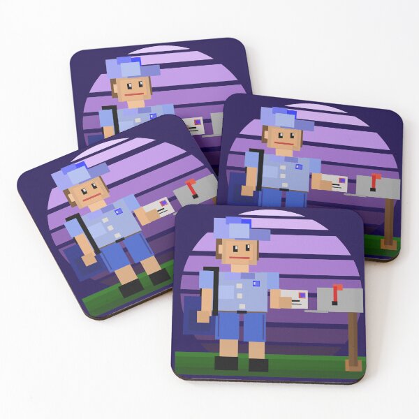Item preview, Mailman Pixel Cube Delivery designed and sold by Sparkleweather.