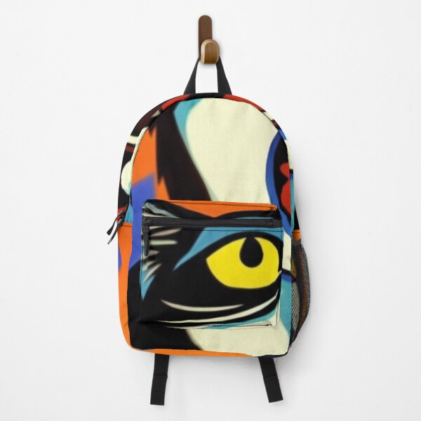 Artikelvorschau, Cooles Katzen-Retro-Kunstwerk, farbenfrohes Design entworfen und verkauft von Michael Voyler.