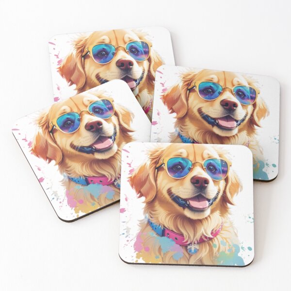 Item preview, Gorgeous Golden Retriever In Sunglasses designed and sold by Geddit Designs.