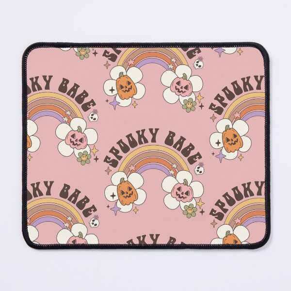 Item preview, Pink Spooky Babe Retro Rainbow designed and sold by ArtMeetsPizza.