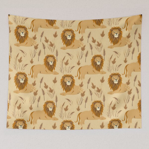 Item preview, Lion Pattern #1 Abstract Savannah  designed and sold by ARTficiallyAnon.
