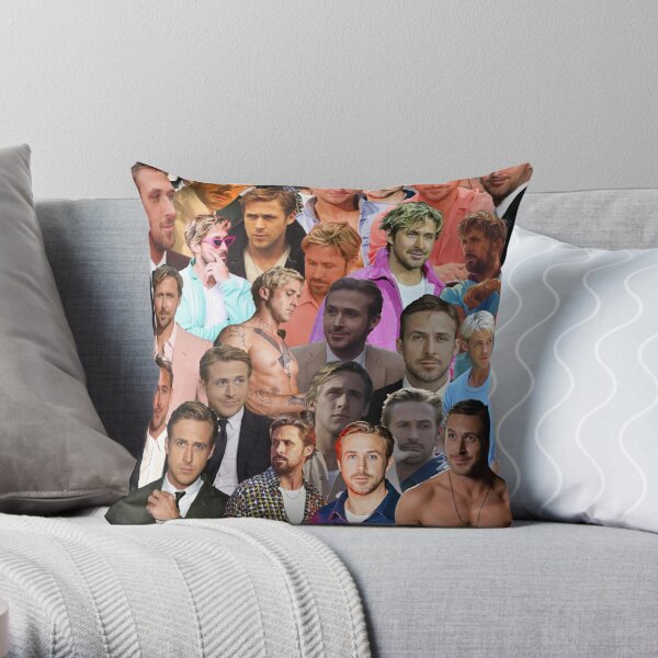 Ryan Gosling Photo Collage Throw Pillow for Sale by T-shirtakStore