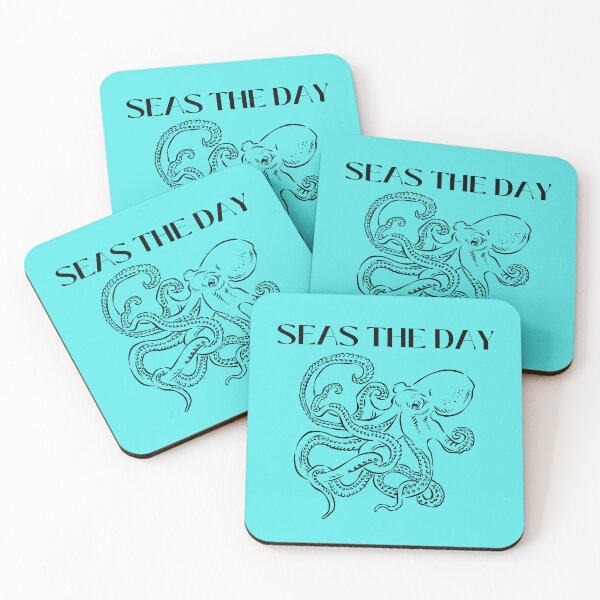 Item preview, Seas the Day Kraken (Black print) designed and sold by DollarDollar.