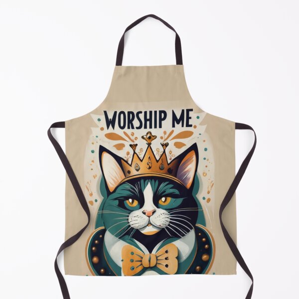 Item preview, Worship Me - The Royal Tuxedo Cat #1 designed and sold by Electric-Easel.