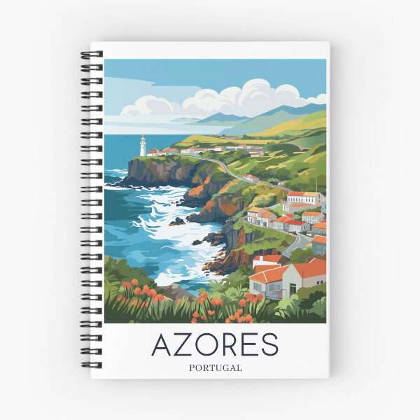 Item preview, A Pop Art Travel Print of Azores - Portugal designed and sold by StudioRedKoala.