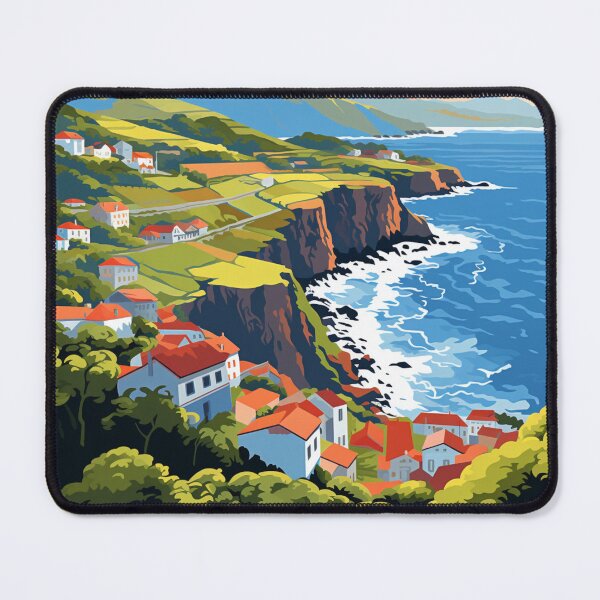 Item preview, A Pop Art Travel Print of Azores - Portugal designed and sold by StudioRedKoala.