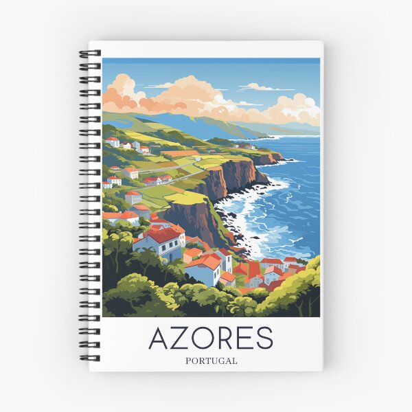 Item preview, A Pop Art Travel Print of Azores - Portugal designed and sold by StudioRedKoala.