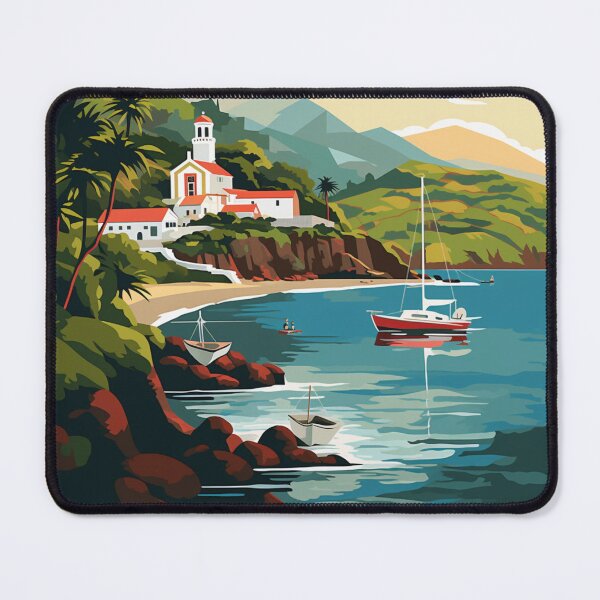 Item preview, A Pop Art Travel Print of Azores - Portugal designed and sold by StudioRedKoala.