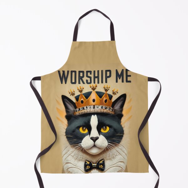 Item preview, Worship Me - The Royal Tuxedo Cat #2 designed and sold by Electric-Easel.