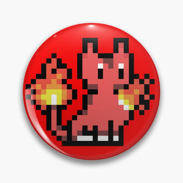 grille pixel art charmander