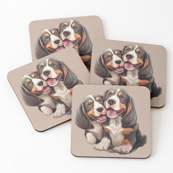 Item preview, Puppy Pals: Bassett Hound Duo designed and sold by Christfield.