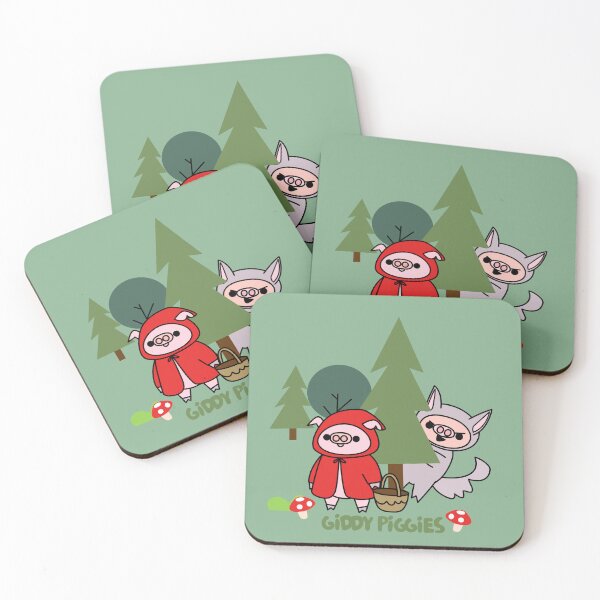 Item preview, Giddy Piggies Little Red Riding Hood and Wolf designed and sold by Giddy Piggies.