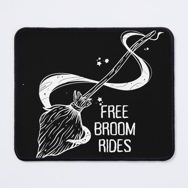 Item preview, Free Broom Rides designed and sold by GoldenPearPress.