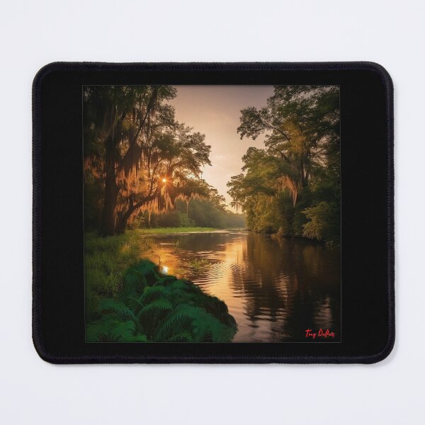 Item preview, "Louisiana Bayou at Sunset" by Tony DuPuis designed and sold by tony777.