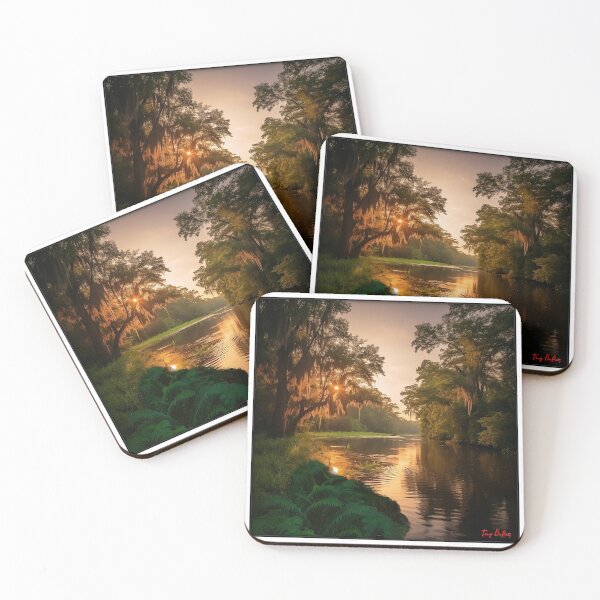 Item preview, "Louisiana Bayou at Sunset" by Tony DuPuis designed and sold by tony777.