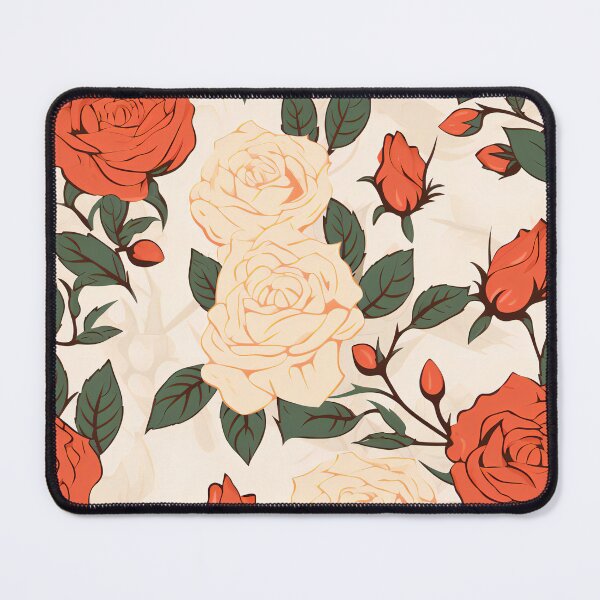 Aperçu de l'œuvre Ensemble de roses rouges et blanches créée et vendue par EnigmaStitcher.