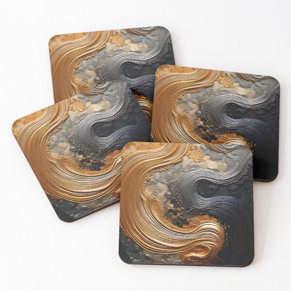 Item preview, Black gold texture designed and sold by UmagineArts.