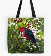 King Parrot hat einen Snack Tote Bag