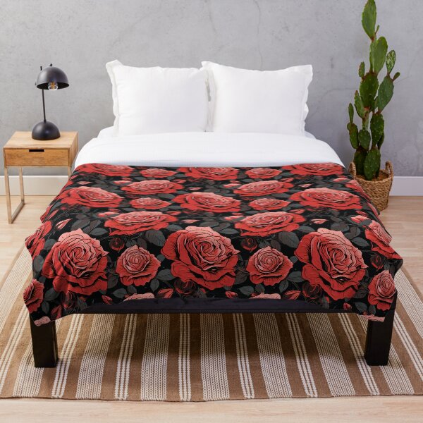 Aperçu de l'œuvre Ensemble de paquets de roses rouges et noires créée et vendue par EnigmaStitcher.