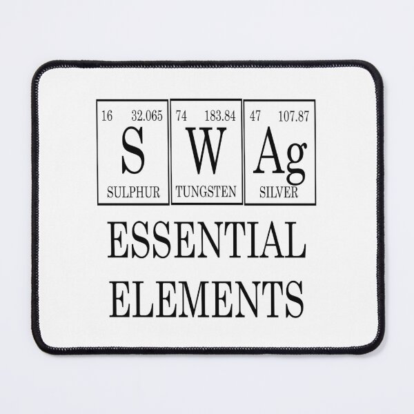 Item preview, Swag Periodic Table (black) designed and sold by raineOn.