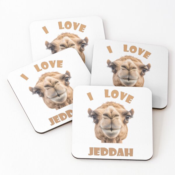 Item preview, I Love Jeddah camels designed and sold by HasinthaRed.