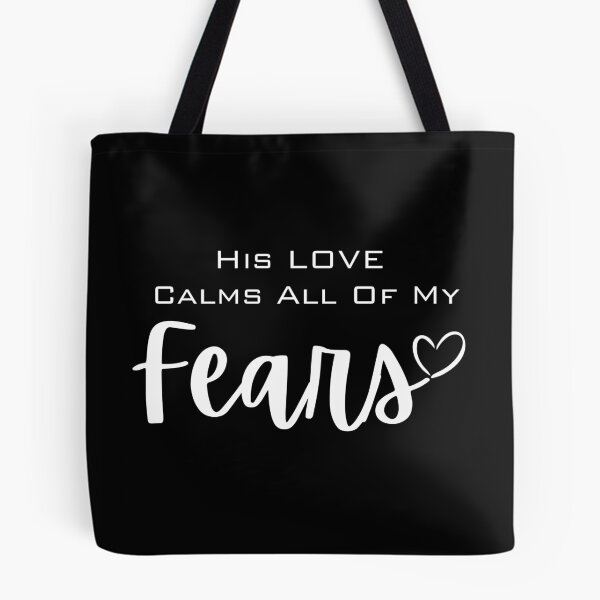 Item preview, His Love Calms All Of My Fears designed and sold by GoldenPearPress.