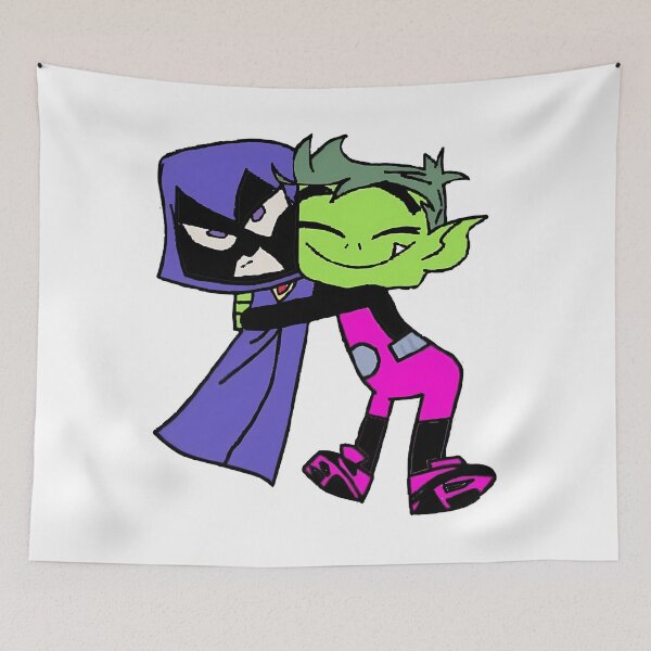 Item preview, Raven & Beast Boy designed and sold by StoreRedWhineB.