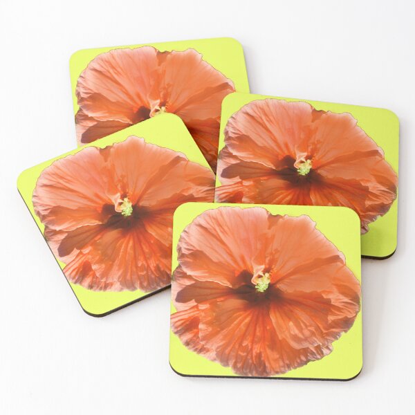 Artikelvorschau, Orangefarbene Hibiskusfotografie entworfen und verkauft von Victoria Rose.