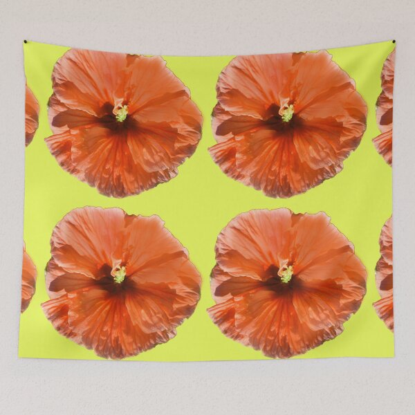 Artikelvorschau, Orangefarbene Hibiskusfotografie entworfen und verkauft von Victoria Rose.