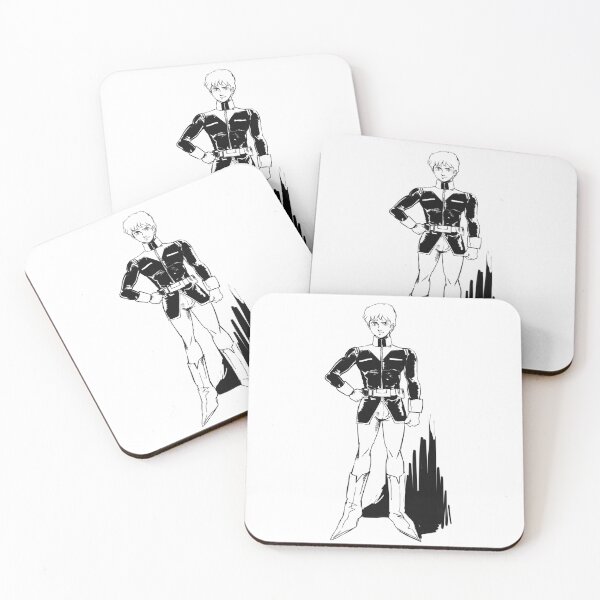 Aperçu de l'œuvre Mobile Suit Gundam Amuro Ray Freedom Fighter Gunboy Graphic Impression noir et blanc créée et vendue par MadAnglerPress.