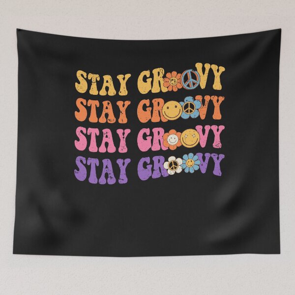 Item preview, Stay Groovy Classic, 70s Hippie Retro Flower  designed and sold by William Parker.