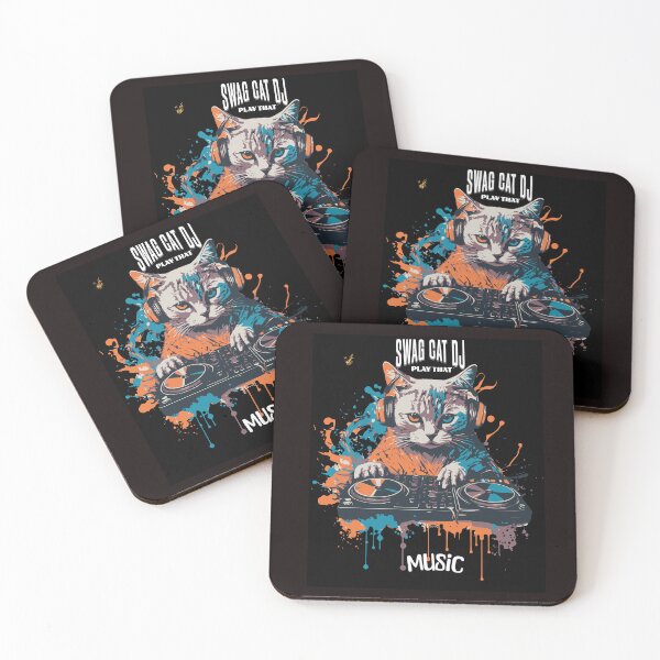 Item preview, Swag DJ Music Cat designed and sold by Aquablue22.