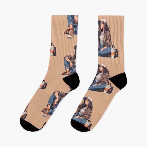 Item preview, The Girl Coffee Lover designed and sold by Ordinary Life Works.